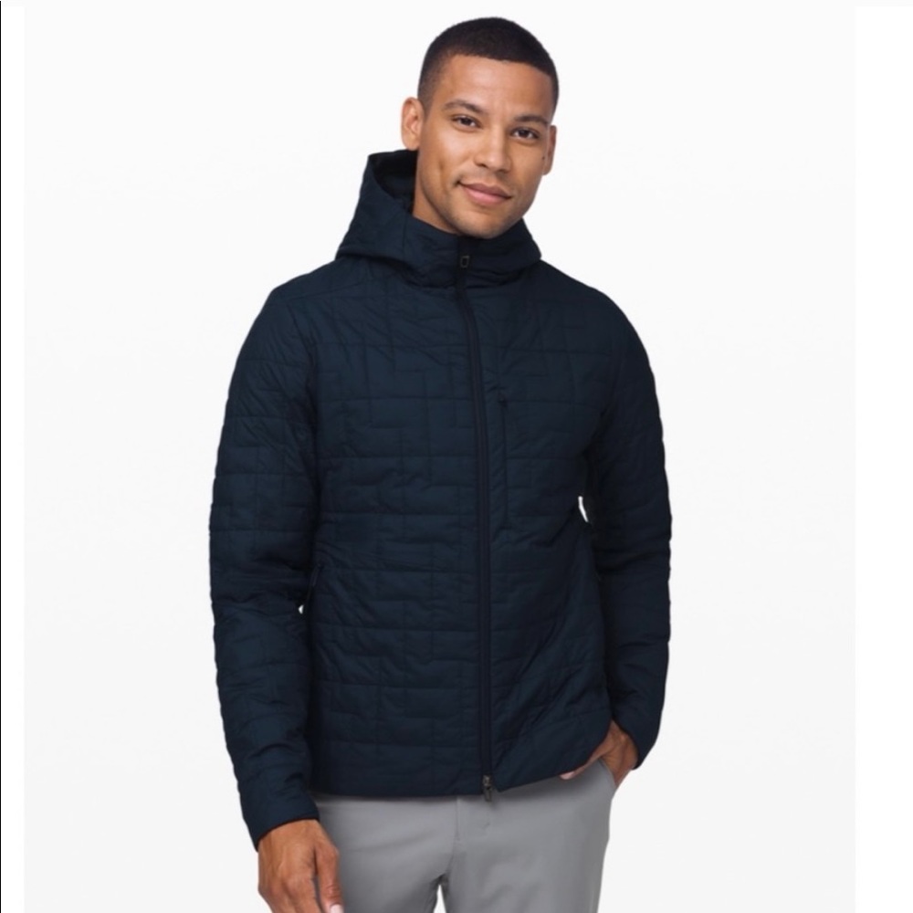 Lululemon Men's Sky Loft Hooded Jacket Navy size S